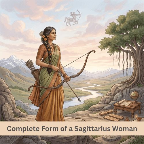 Complete Form of Sagittarius Woman in Detailed Vedic Astrology