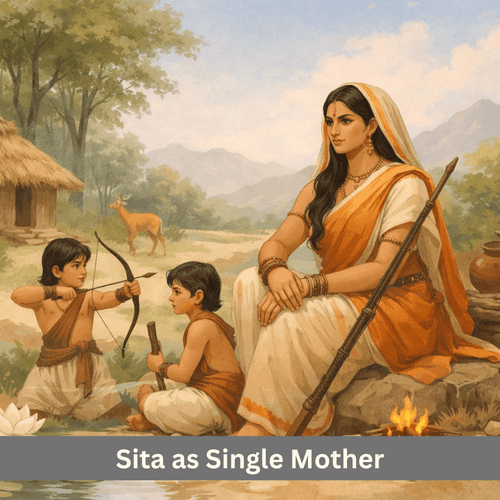 Sita as a Single Mother: Strength from Forest Struggle
