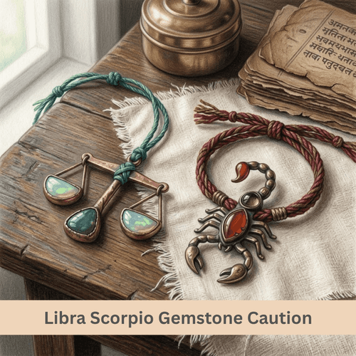 Libra Scorpio Gemstone Caution