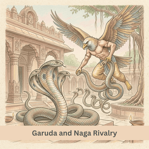 Garuda and Naga Rivalry