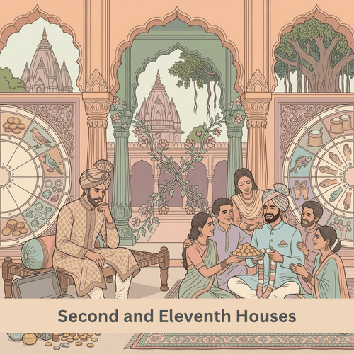 Second and Eleventh Houses