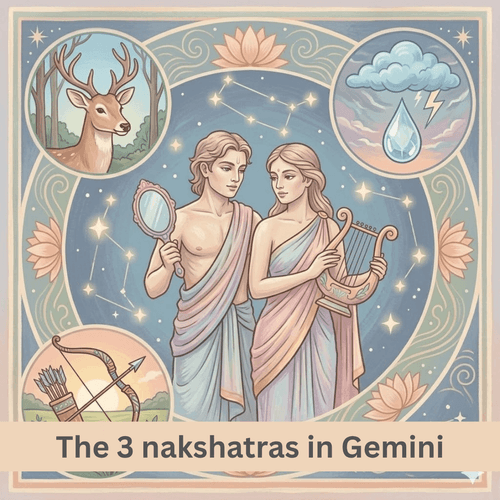The 3 Nakshatras in Gemini: Intellect, Change, and the Deeper Rhythm of Renewal