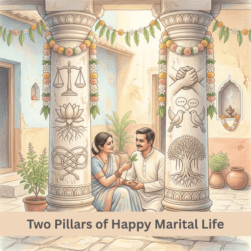 Two Pillars of Happy Marital Life