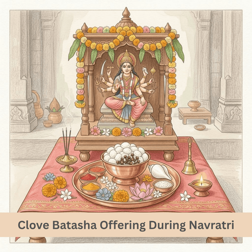 Clove Batasha Offering During Navratri