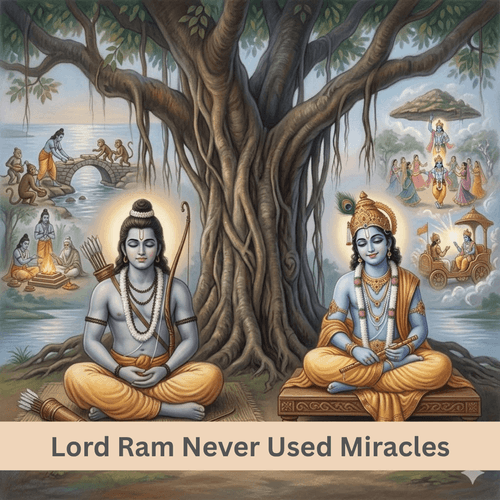 Why Lord Ram Never Used Miracles Like Krishna?