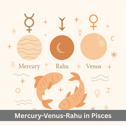 Will the Mercury Venus and Rahu Conjunction in Pisces Grant You Wisdom or Financial Instability?