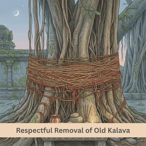 Respectful Removal of Old Kalava