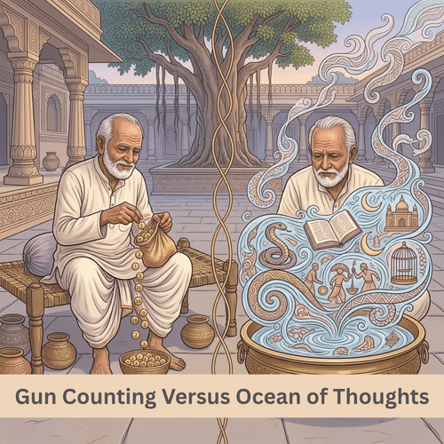 Gun Counting Versus Ocean of Thoughts