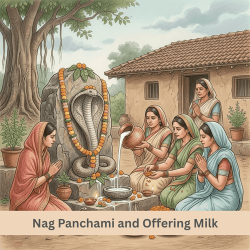Nag Panchami and Offering Milk