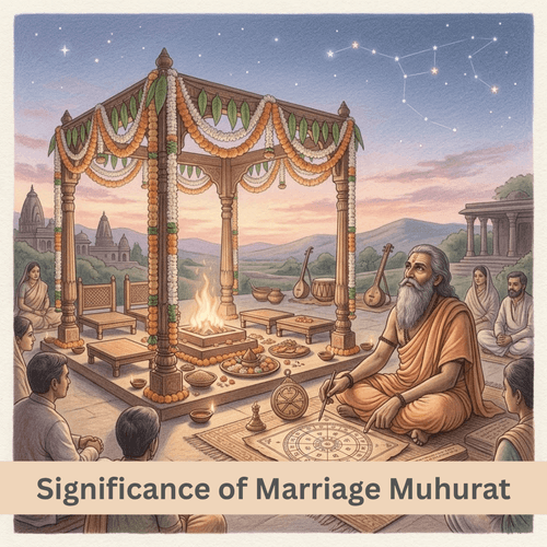 The Cosmological Significance of Marriage Muhurat