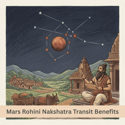 Mars Rohini Nakshatra Transit Benefits