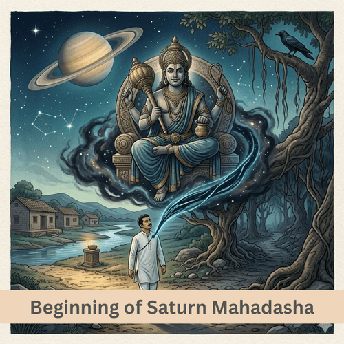 Beginning of Saturn Mahadasha