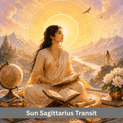 Sun Transit in Sagittarius: Dharma, Knowledge & Expansion