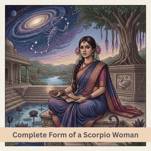 Complete Form of Scorpio Woman in Detailed Vedic Astrology