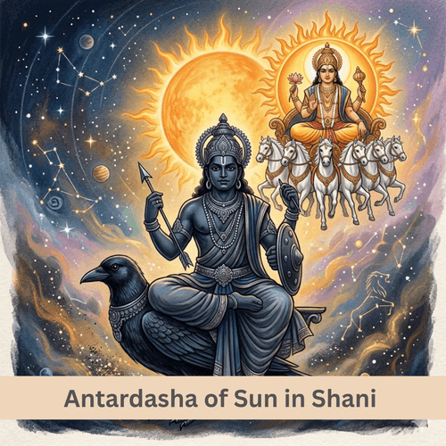 The Antardasha of Sun in Shani Mahadasha