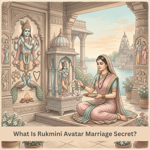 What Is Rukmini Avatar Marriage Secret?