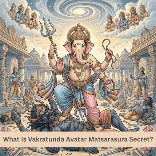 What Is Vakratunda Avatar Matsarasura Secret?