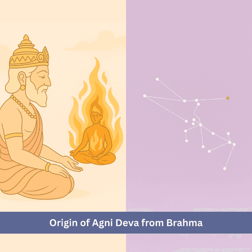 Birth of Agni Dev: The Divine Flame Emanating from Brahma’s Forehead