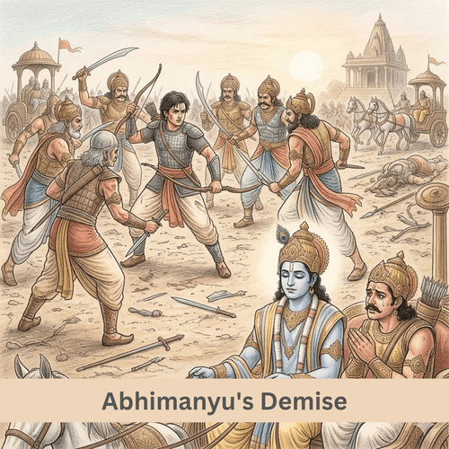 Abhimanyu Sacrifice And Krishna Silence