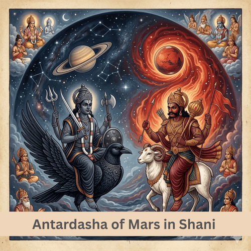 The Antardasha of Mars in Shani Mahadasha