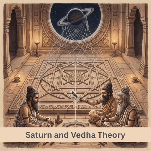 The Transit of Saturn and Vedha Theory
