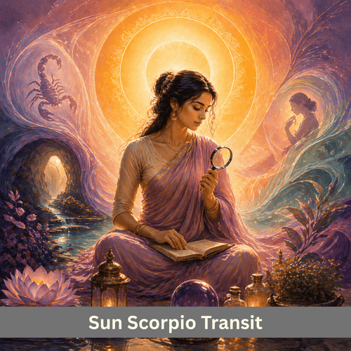 Sun Transit in Scorpio: Transformation, Depth & Inner Awareness
