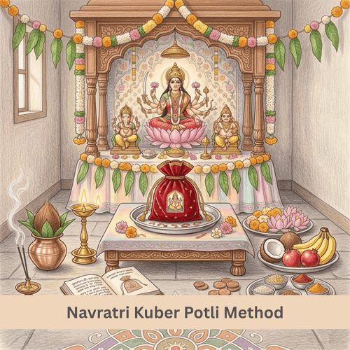 Navratri Kuber Potli Method