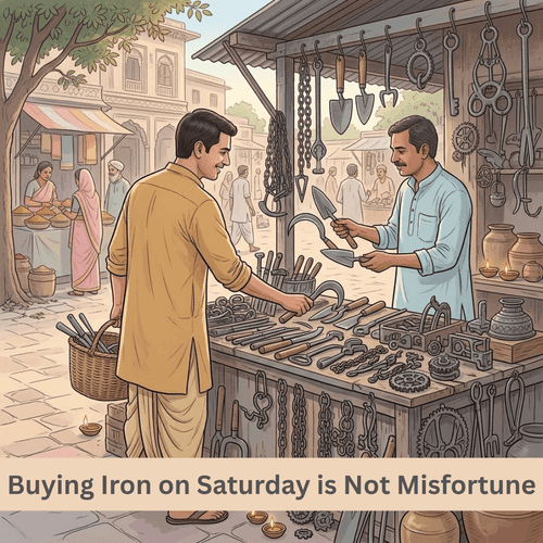 Buying Iron on Saturday is Not Misfortune