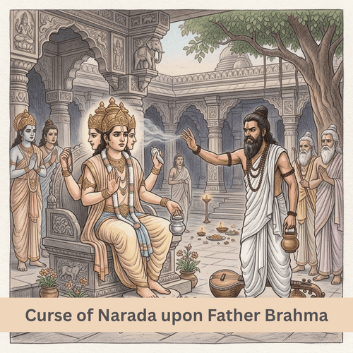 The Curse of Narada upon Father Brahma