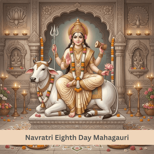 Navratri Eighth Day Mahagauri