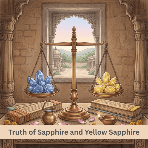 Balanced Truth of Sapphire and Yellow Sapphire
