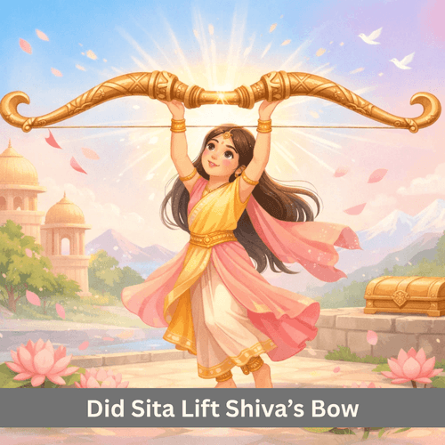 Did Sita Lift Shiva’s Bow in Childhood: A Playful Moment That Set the Swayamvara