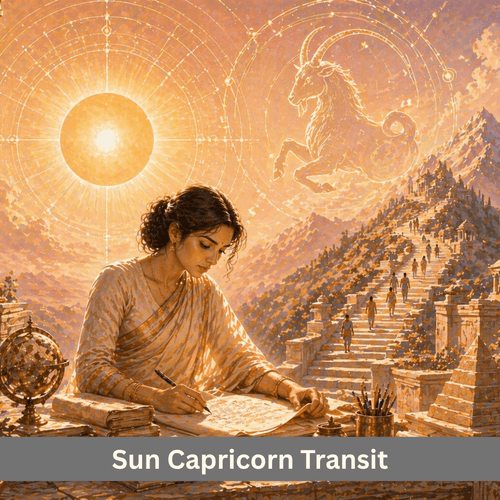 Sun Transit in Capricorn: Discipline & Career Growth