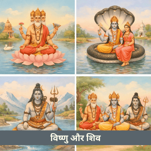 विष्णु और शिव की तुलना में ब्रह्मा की कम पूजा क्यों होती है