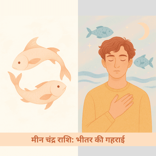 मीन चंद्र राशि: करुणा, कल्पना और भीतर की गहराई का संसार