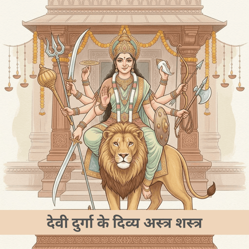 देवी दुर्गा के दिव्य अस्त्र शस्त्र