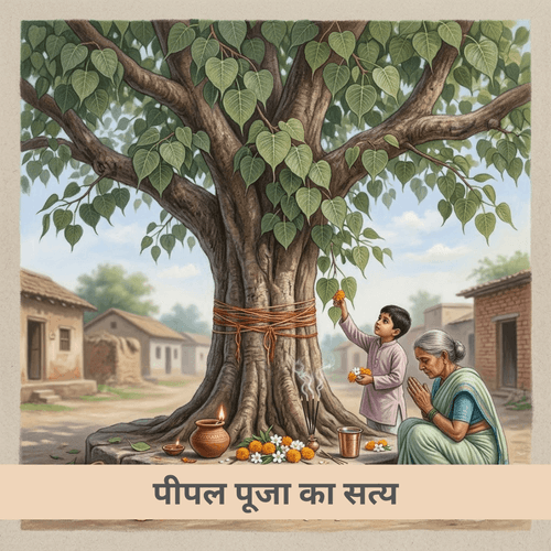 पीपल पूजा का सच: आस्था और सावधानी