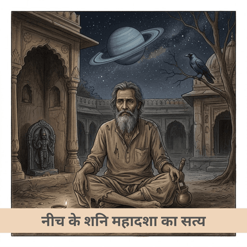 नीच के शनि महादशा का सत्य
