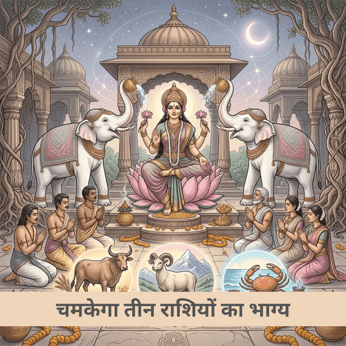 गजलक्ष्मी राजयोग से चमकेगा तीन राशियों का भाग्य