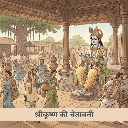 निरंतर भागदौड़ की संस्कृति पर श्रीकृष्ण की चेतावनी