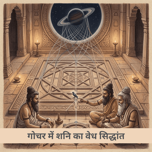गोचर में शनि का वेध सिद्धांत