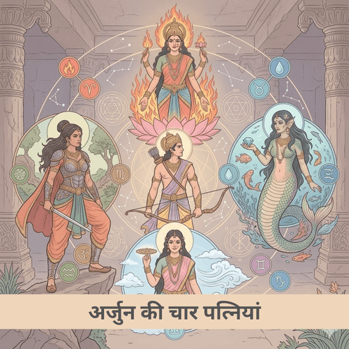 अर्जुन की चार पत्नियां और उनका ज्योतिषीय रहस्य