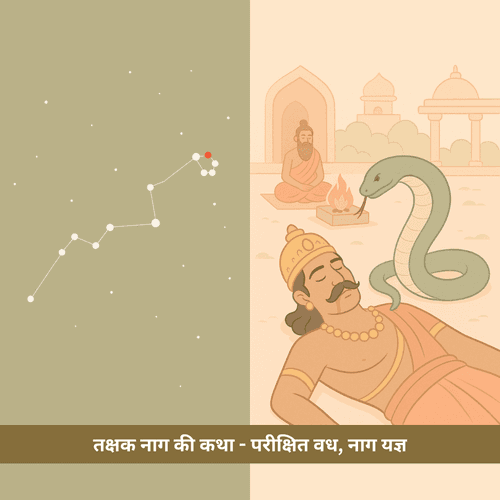 तक्षक नाग की कथा - परीक्षित वध, नाग यज्ञ और आस्तिक मुनि की करुणा