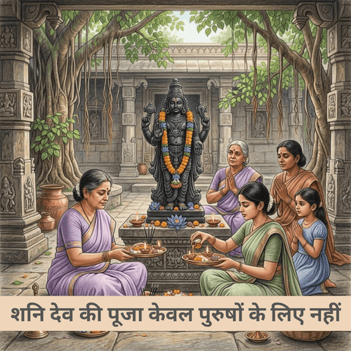 शनि देव की पूजा केवल पुरुषों के लिए नहीं