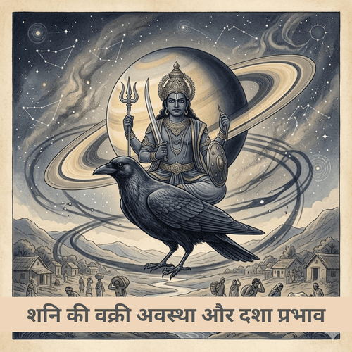 शनि की वक्री अवस्था और दशा प्रभाव