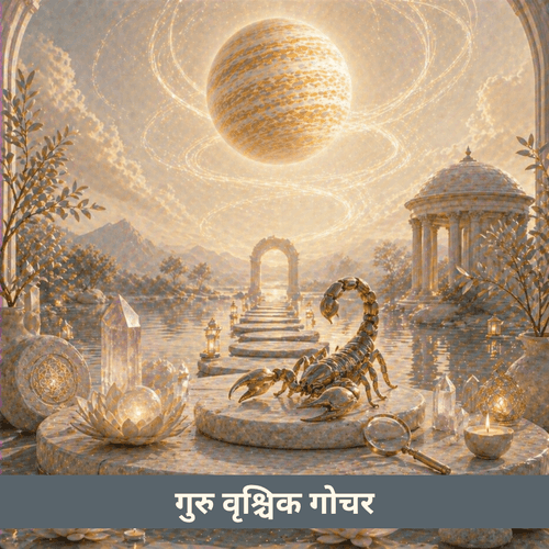 वृश्चिक राशि में गुरु गोचर: छिपे ज्ञान और आंतरिक परिवर्तन का उदय