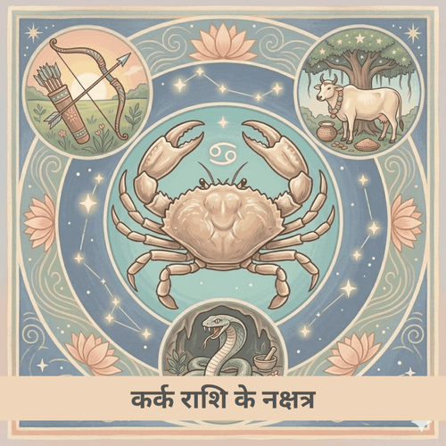 कर्क राशि के नक्षत्र: पुनर्वसु, पुष्य और आश्लेषा का गहरा ज्योतिषीय अर्थ