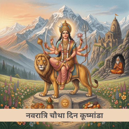 नवरात्रि चौथा दिन कूष्मांडा