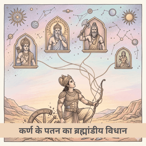 कर्ण के पतन का ब्रह्मांडीय विधान