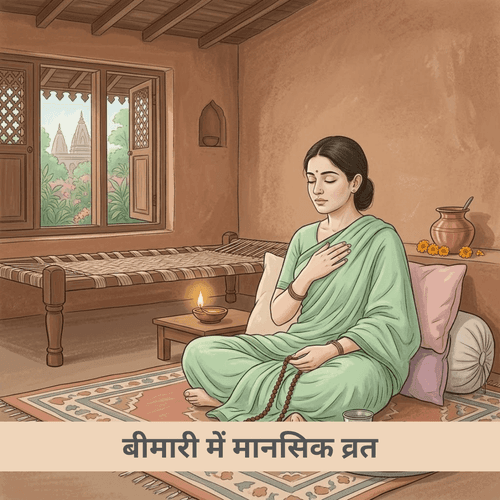 बीमारी में मानसिक व्रत